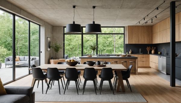 Design contemporain et matières brutes tendance